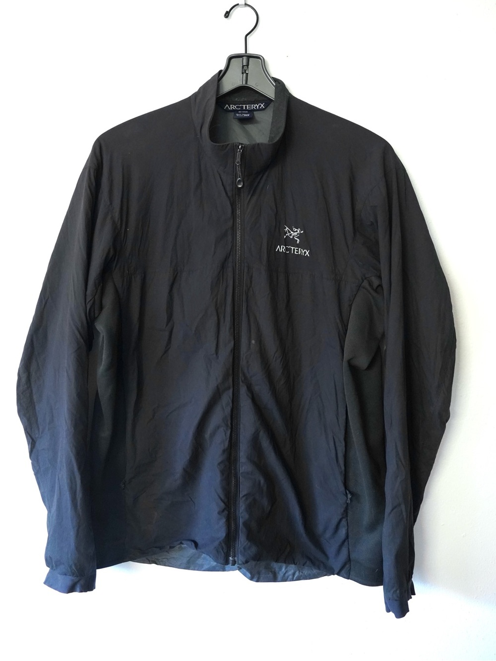 Arc'teryx Men's Atom LT Jacket XL Black Gray Full Zip